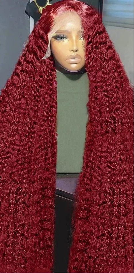 26+ Inch Deep Wave Lace Front Wig – Transparent Swiss Lace