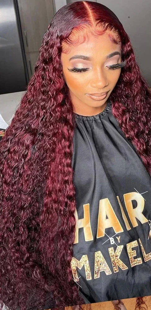Curly T-Part Glueless Synthetic Lace Wig – Light Brown Lace, Pre-Plucked Hairline, Affordable, Comfortable Fit