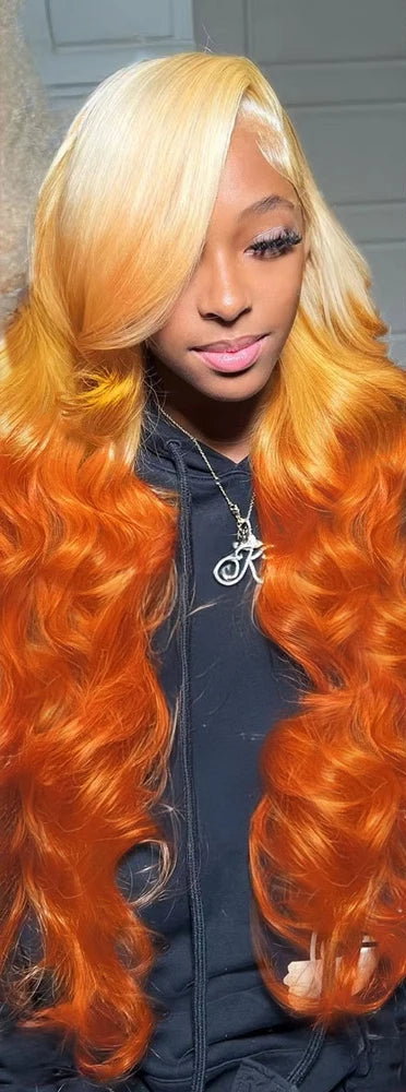 Le Mythe 613 Blonde Body Wave HD Lace Frontal Wig – Pre-Plucked, 26+ Inch, 100% Human Hair