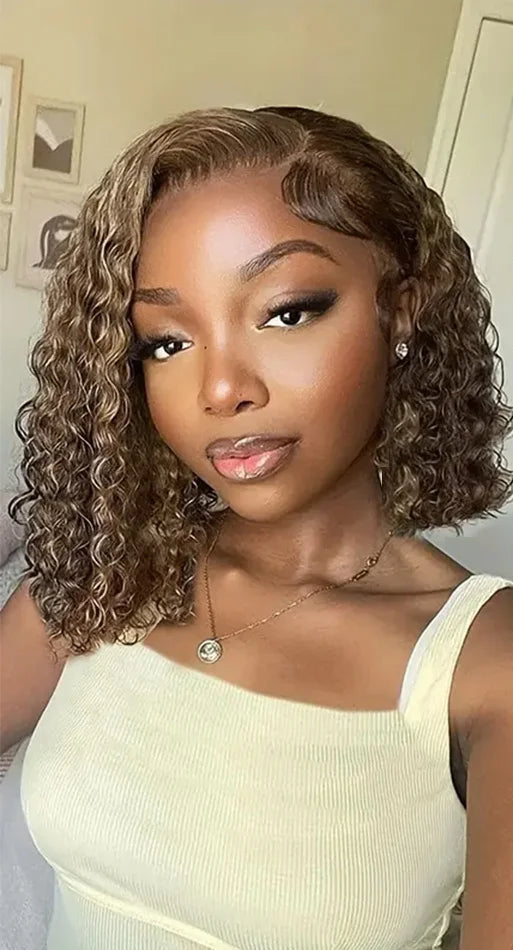 Deep Wave Lace Front Wig – Hair, Transparent Swiss Lace