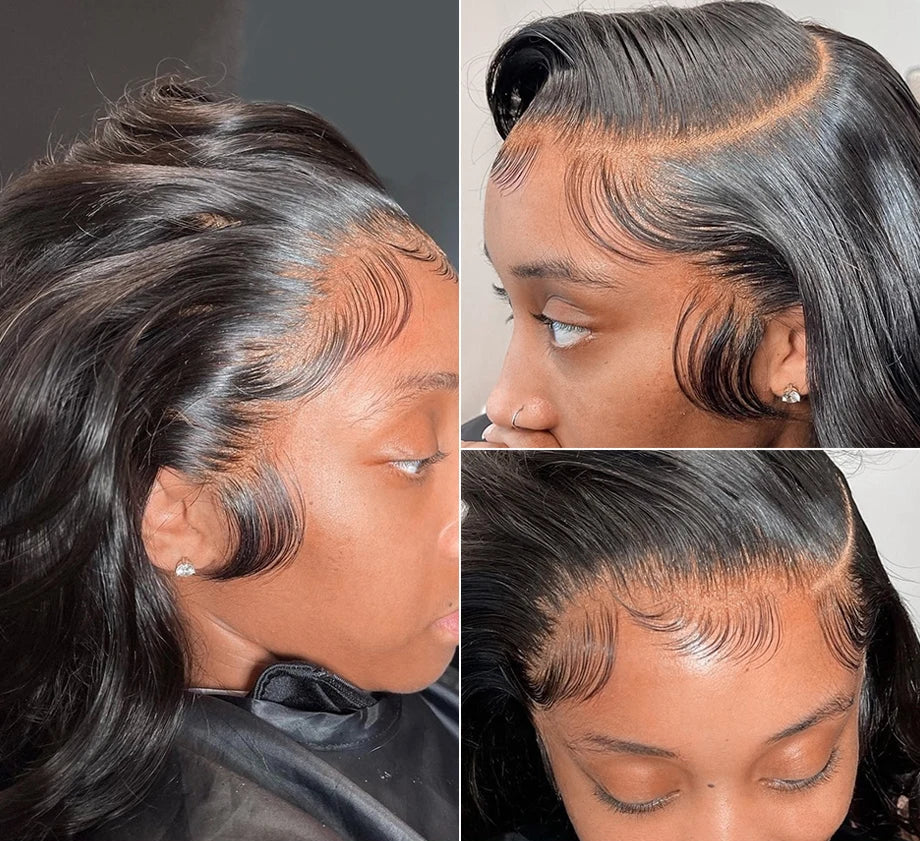 Luxurious Body Wave Human Hair Lace Front Wig | Pre-Plucked Natural Hairline | 26+ Inch