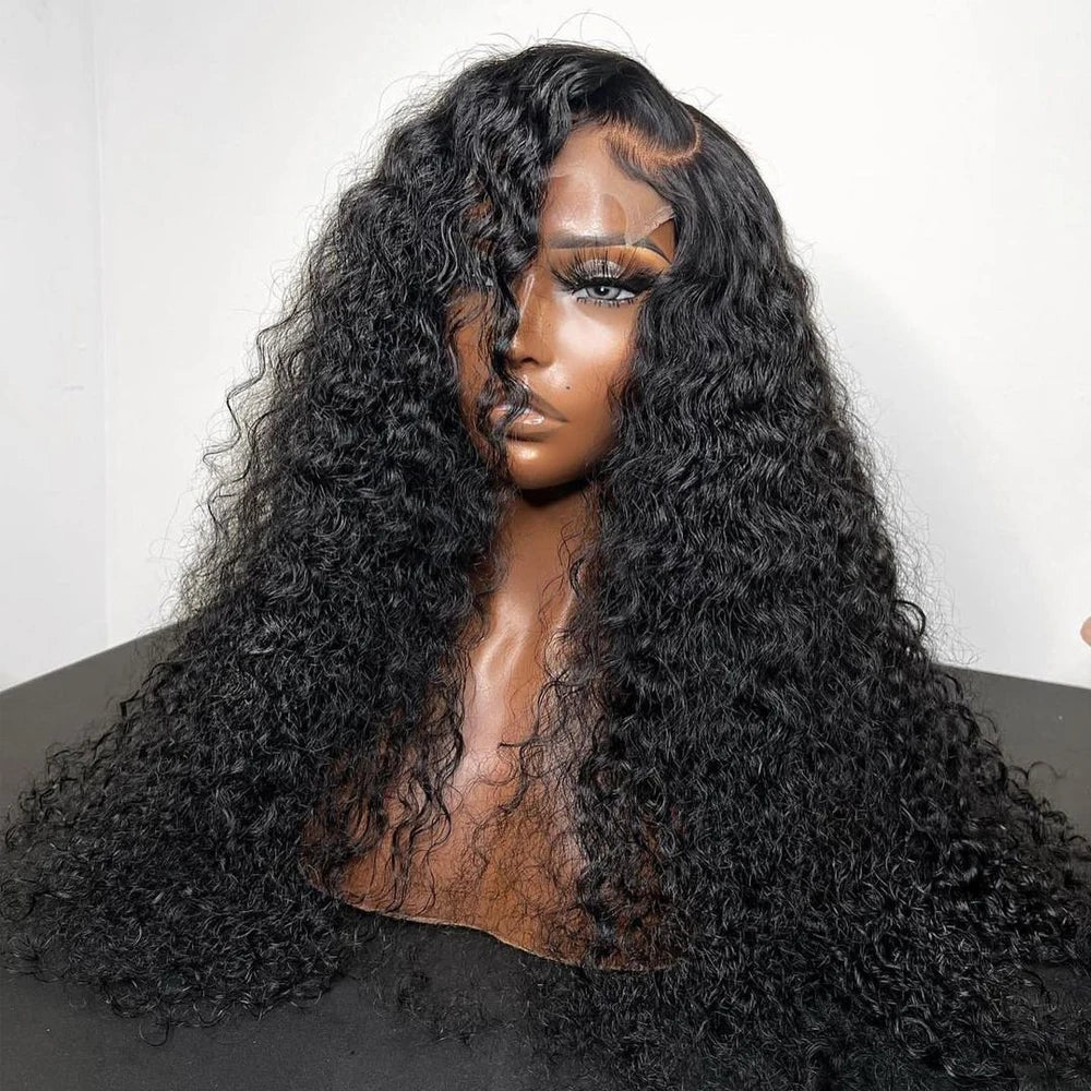 Kinky Curly Synthetic Lace Wig – Light Brown T-Part Glueless Wig with Pre-Plucked Hairline, Affordable & Natural Look