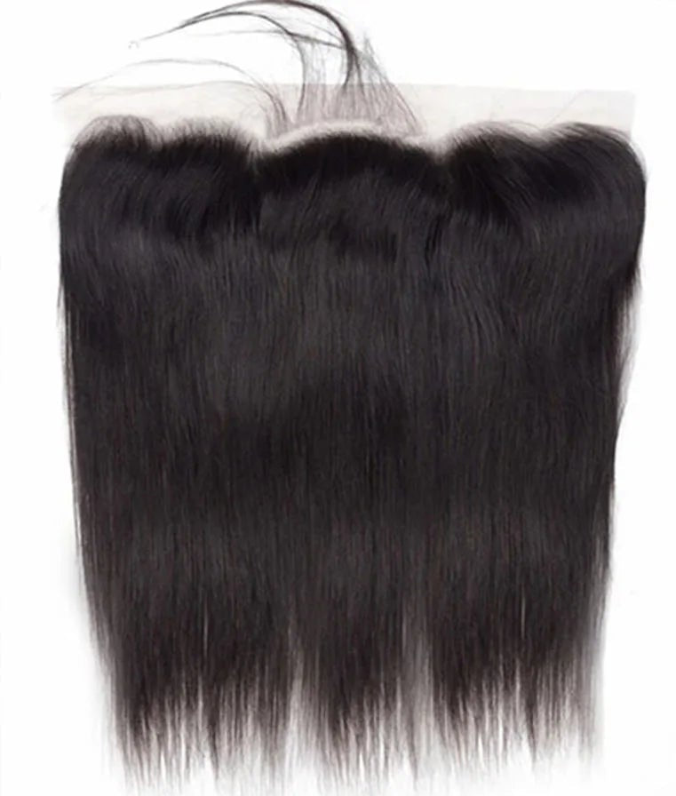 Lovingme 100% Straight Hair Weft & Closure – 12-30 Inches, Tangle-Free, Curly & Dyeable