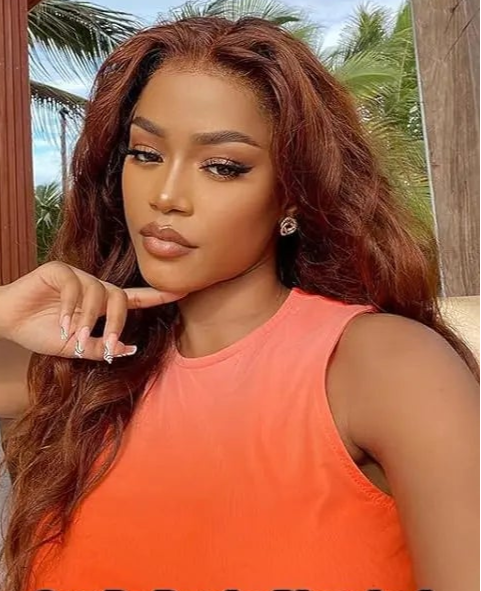 Long Body Wave HD Lace Front Wig – 26"+, Transparent Lace, 100% Human Hair, Permable, #27 Color Option