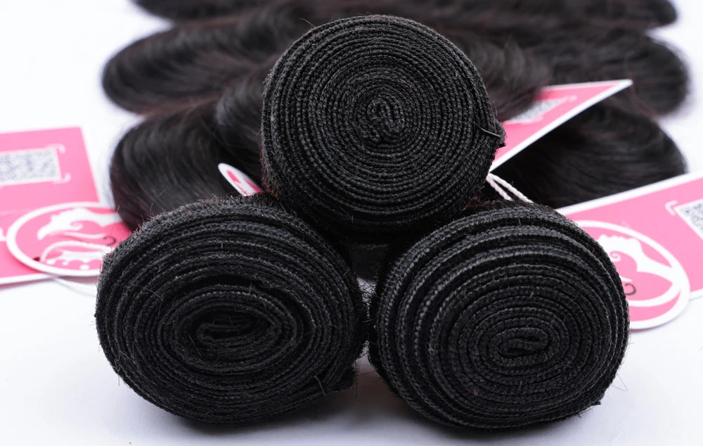 12A Grade Body Wave Human Hair Bundles – 100% Virgin Hair Extensions (12-32 Inches)