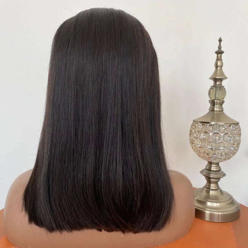 Straight Lace Front Wig – Hair 13x4 Frontal, Short Length (4-16 inches)