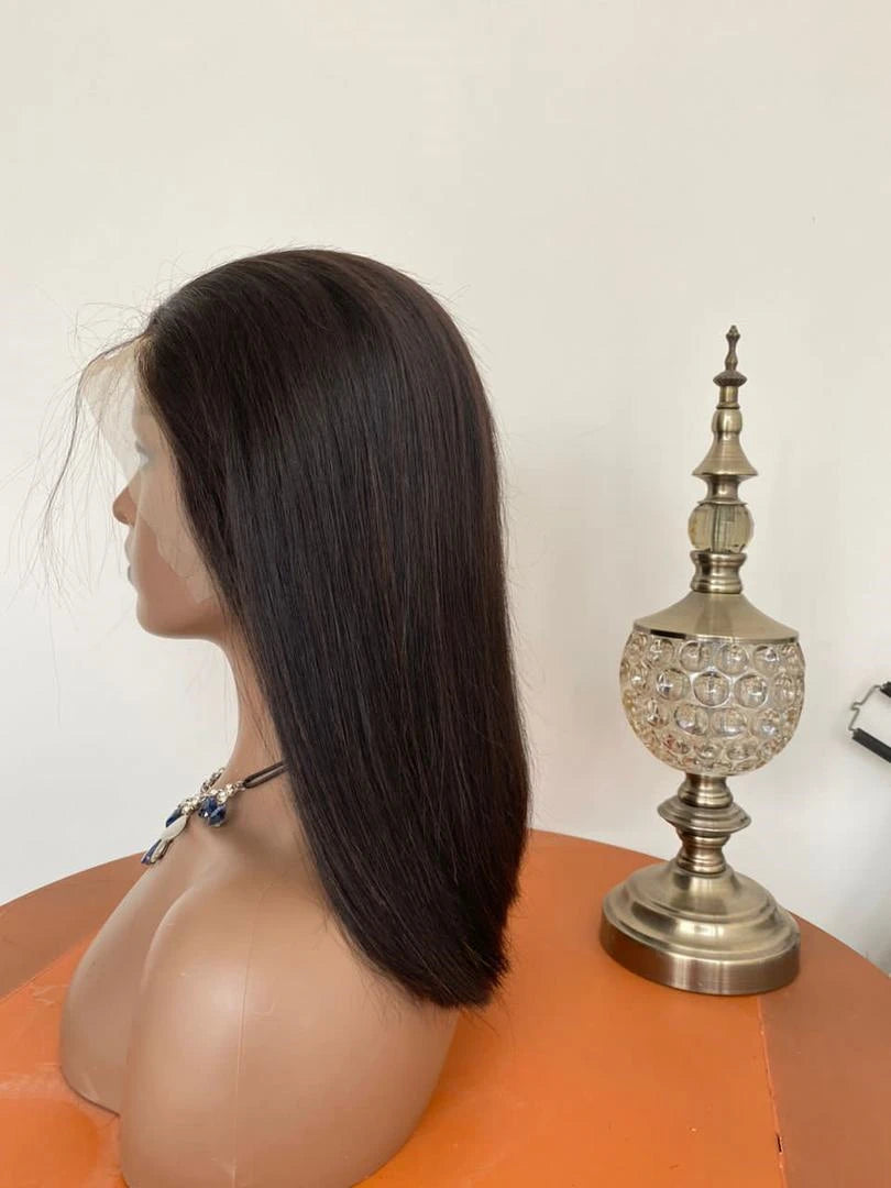 Straight Lace Front Wig – Hair 13x4 Frontal, Short Length (4-16 inches)