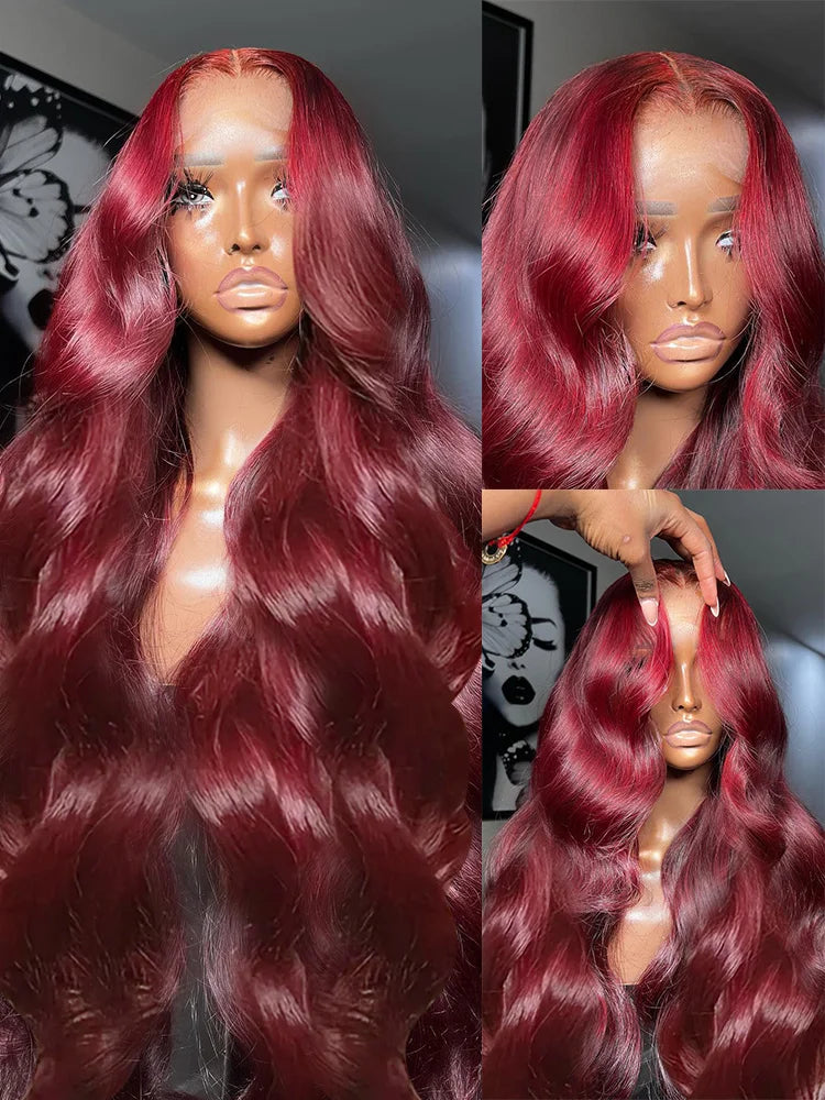 Body Wave Human Hair Wig – Transparent Swiss Lace for a Natural Look