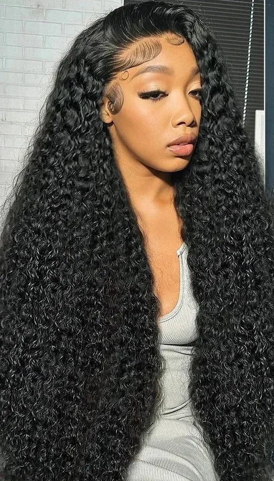 Long Curly Vietnamese Hair Lace Front Wig – 26+ Inches, 13x6 & 13x4 Lace, Transparent Swiss Lace