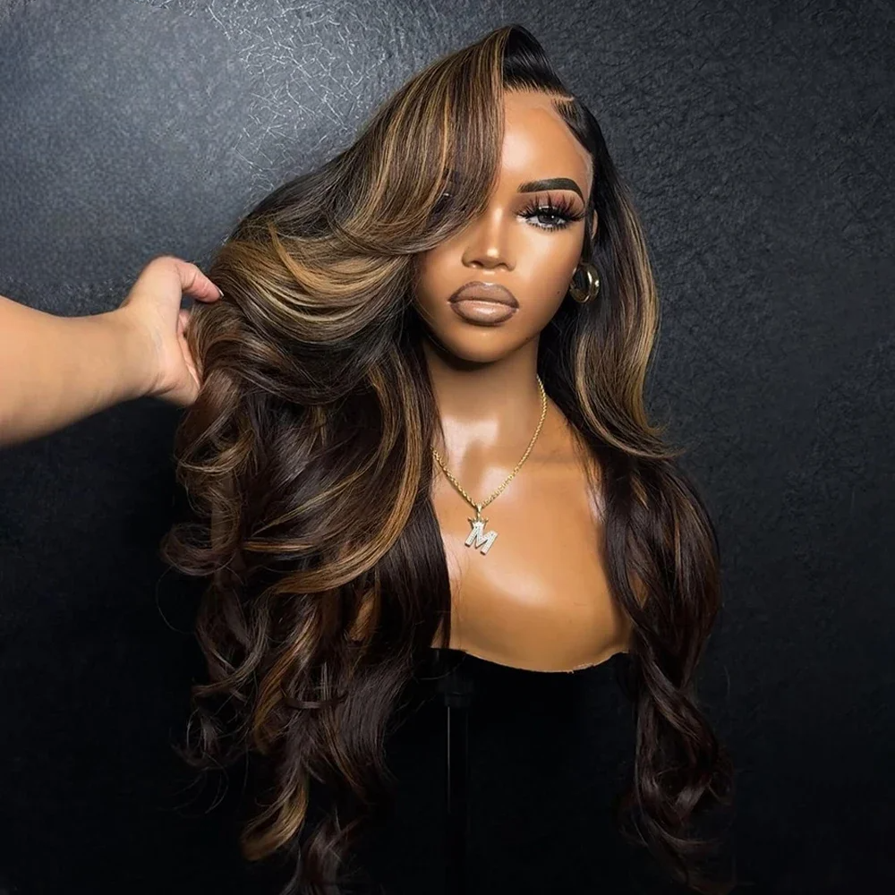 Long Wavy Lace Front Synthetic Wig – Natural Look Heat-Resistant Daily Wear Wig