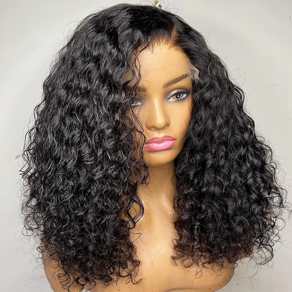 Short Curly Lace Wig – 13x6 HD Transparent Swiss Lace (4-16 Inches)