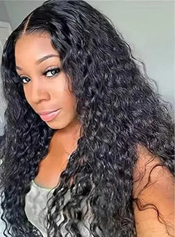 26+ Inch Straight Human Hair Wig – Transparent Lace Front & Lace Closure Options