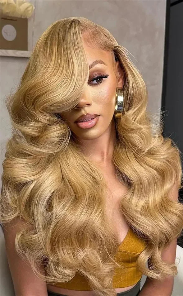 Body Wave Lace Front Wig – Transparent Lace, Swiss Lace, Average Cap Size, Chemical-Free, Darker Dye Colors Only