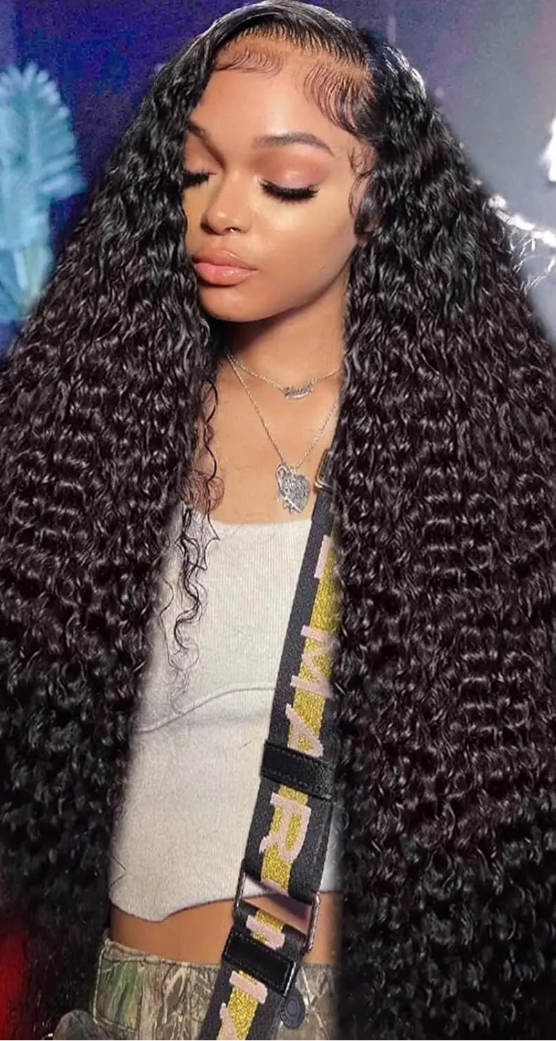 Long Lace Front Wig – Transparent Swiss Lace (26+ Inches)