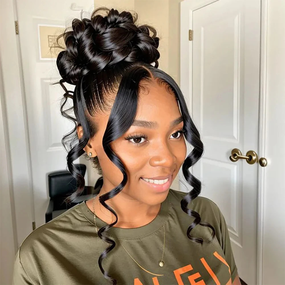 360 Full Lace Body Wave Wig – 100% Human Hair, Transparent Swiss Lace, Pre-Plucked Hairline