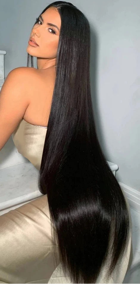 100% Human Hair Straight Weave Bundles – Tangle-Free, Dyeable, Available 8-40 Inches