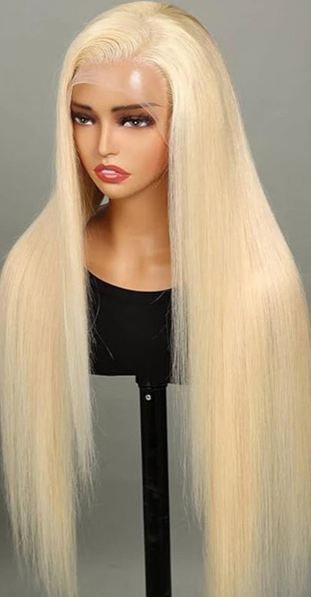 Vietnamese Straight Lace Front Wig – 26+ Inch, Transparent Lace, Swiss Lace, Chemical-Free, Long Human Hair
