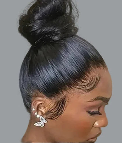 360 Full Lace Wig Human Hair – Pre Plucked & Glueless Body Wave, HD Transparent Lace, 26+ Inch Long Hair