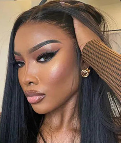 Premium 4x4 Glueless HD Lace Wig – 26+ Inch, 180% Density, Beginner-Friendly & Ready to Wear"