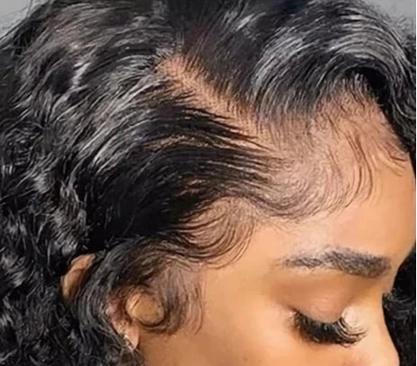 Deep Wave Transparent Lace Wig – Virgin Human Hair, Natural and Voluminous