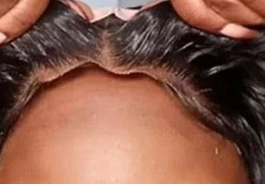 26+ Inch Straight Human Hair Wig – Transparent Lace Front & Lace Closure Options