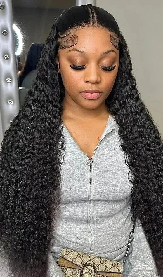 Long Curly Vietnamese Hair Lace Front Wig – 26+ Inches, 13x6 & 13x4 Lace, Transparent Swiss Lace