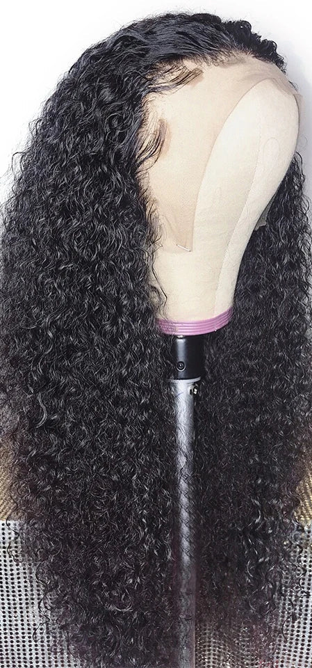 Deep Wave 360 Lace Front Wig – 26+ Inches, Transparent Swiss Lace, HD Frontal Wig with Elastic Band