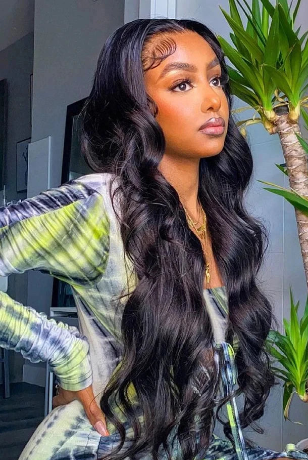 Long Body Wave Wig – 100% Hair, 26+ Inches, Dye-Friendly