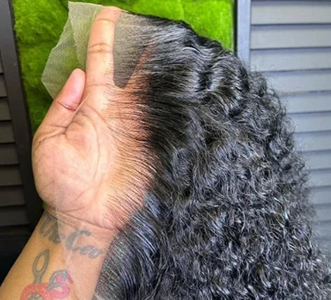 Short Deep Wave Wig – 100% Hair, Lace Front & Closure Options (4-16 Inches)