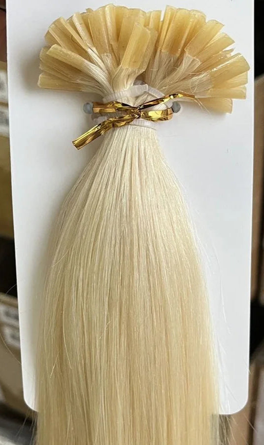 iSheeny U-Tip Human Hair Extensions - Natural Straight Fusion Hair, 12-20 Inches, 50pcs Pack