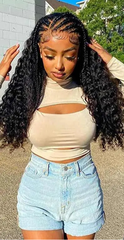 Long Lace Front Wig – Transparent Swiss Lace (26+ Inches)