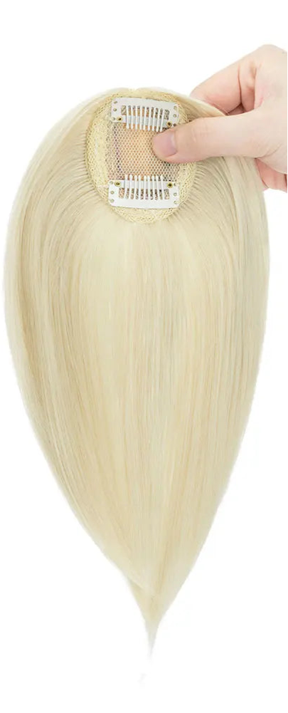 Natural Clip-In Middle Part Bangs | High-Temperature Fiber with Soft & Thick Texture