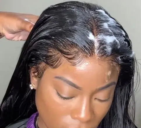 Long Straight Human Hair Lace Wig – 26+ Inches, Hair, Transparent Swiss Lace, Multiple Lace Sizes