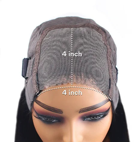 Neddie Curly Lace Front Wig – 100% Hair, Pre-Plucked, 26+ Inch, Glueless, Swiss Lace