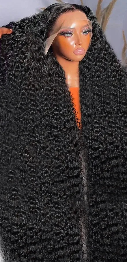 26-Inch Deep Wave Lace Front Wig – 100% Human Hair