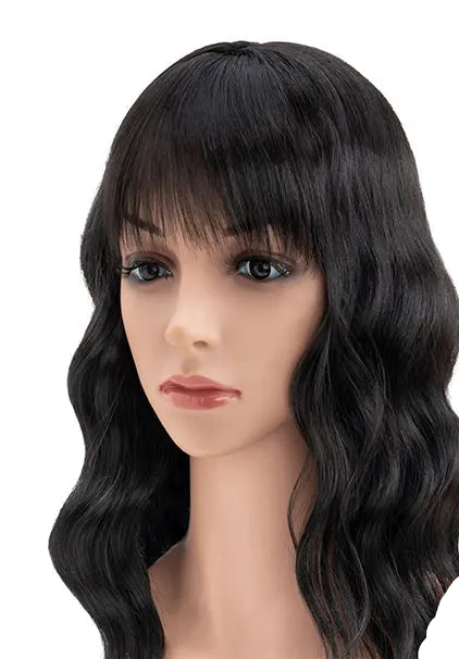 22-Inch Wavy Clip-In Hair Extensions – High-Temperature Fiber, 10 Color Options, Lightweight & Natural Look