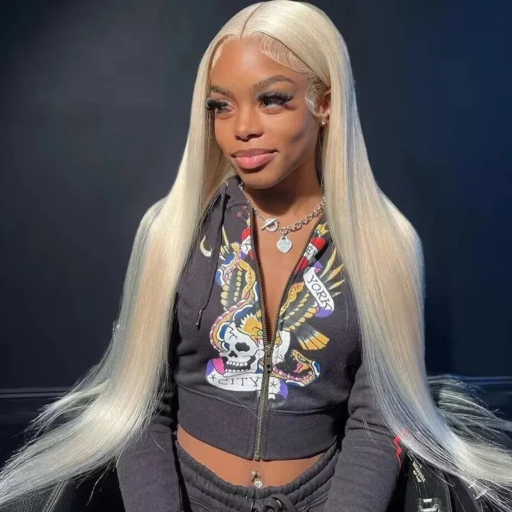 13x6 Transparent Lace Front Wig – 18-24 Inch Straight Human Hair, Dyeable & Natural"