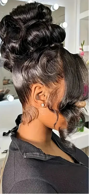 Body Wave 360 Lace Frontal Wig – Transparent 13x4 Lace Front, Pre-Plucked Hairline, 180% Density, 16-38 Inches