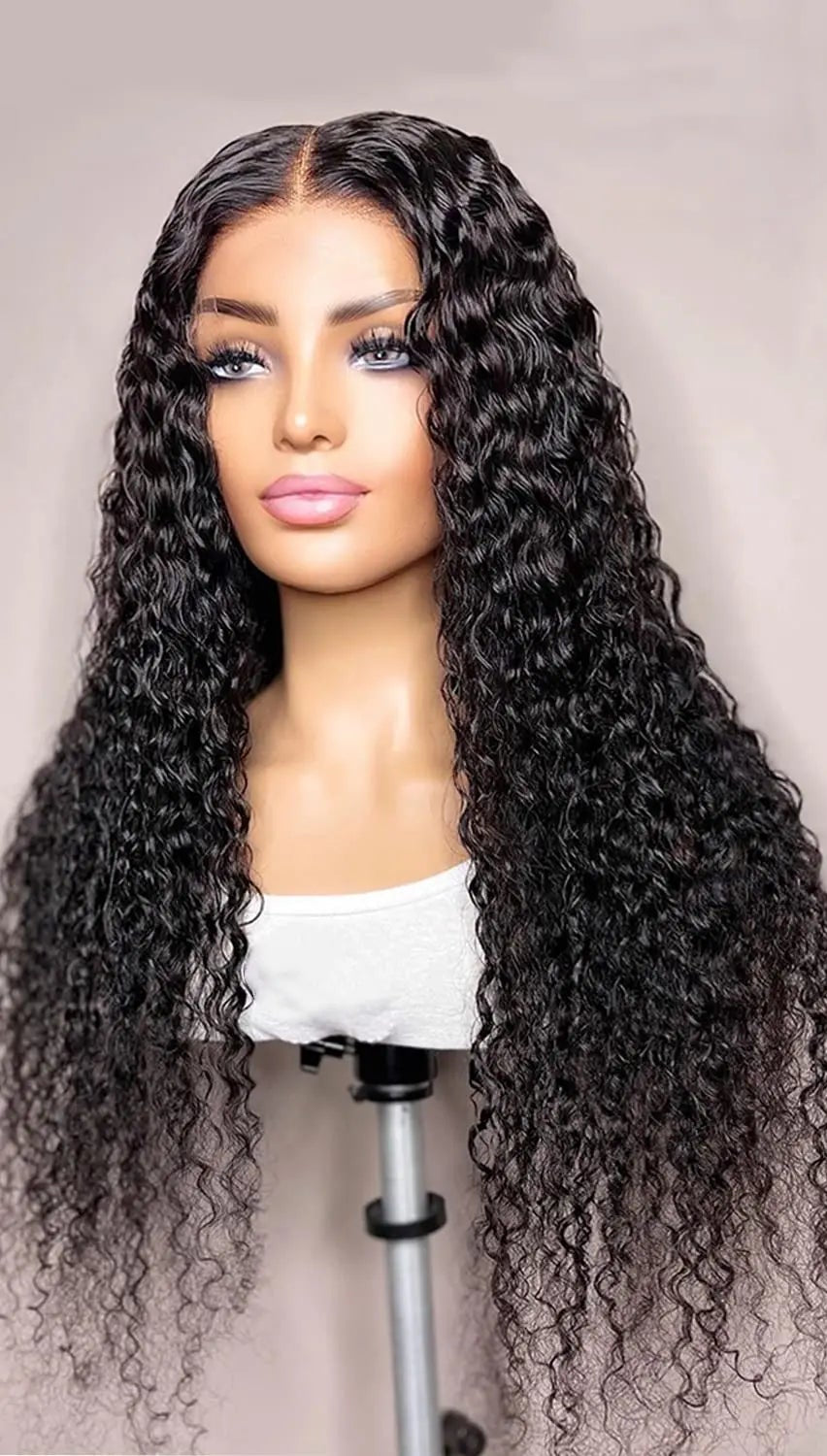 Long Lace Front Wig – Transparent Swiss Lace (26+ Inches)