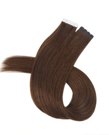 Neitsi Mini Tape-In Human Hair Extensions | Straight Skin Weft | Black, Brown & Blonde | 100% Real Hair | 12-18 Inches