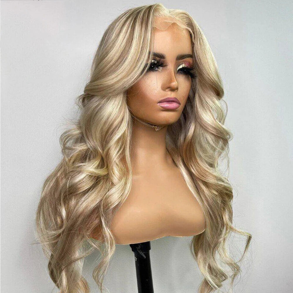 Body Wave T-Part Synthetic Wig – Glueless Transparent Lace Daily Wear Wig