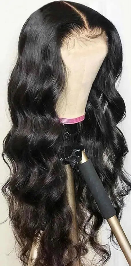 Long Body Wave Lace Front Wig – 26+ Inch Hair, Swiss Lace, Transparent Lace Closure