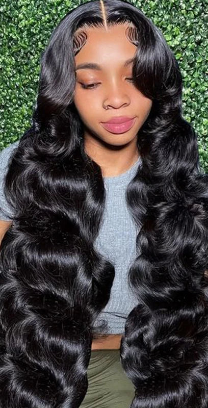 26-Inch Peruvian Body Wave Lace Front Wig – 13x4 & 13x6 Transparent Lace Human Hair Wig