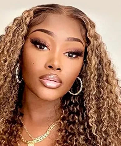 Deep Wave Lace Front Wig – Hair, Transparent Swiss Lace