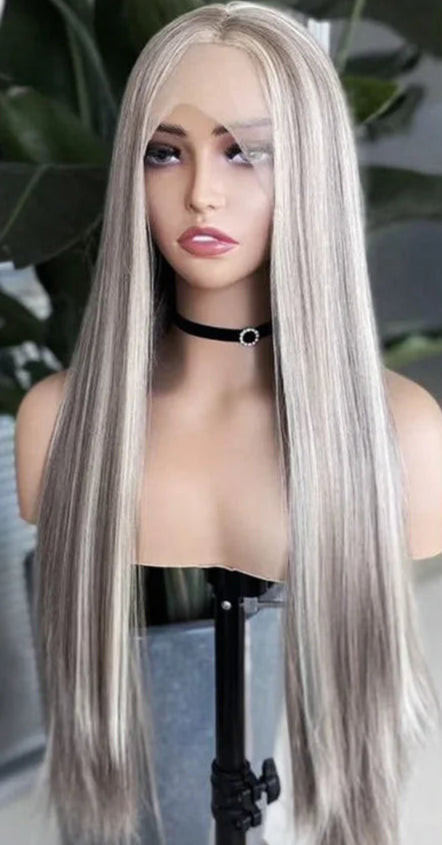 Vietnamese Straight Lace Front Wig – 26+ Inch, Transparent Lace, Swiss Lace, Chemical-Free, Long Human Hair