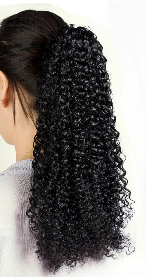 Virgin Curly Clip-In Hair Extensions – 100% Pure Human Hair, Dye & Perm Safe