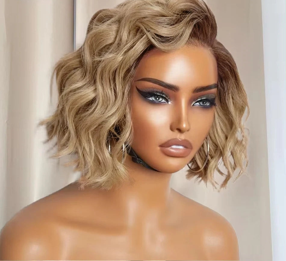 Short Straight 5x5 Transparent Lace Wig – Premium Human Hair