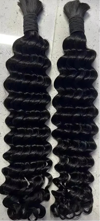 Deep Wave Boho Braids Human Hair – 100% Natural, No Shedding, & Tangle-Free Extensions