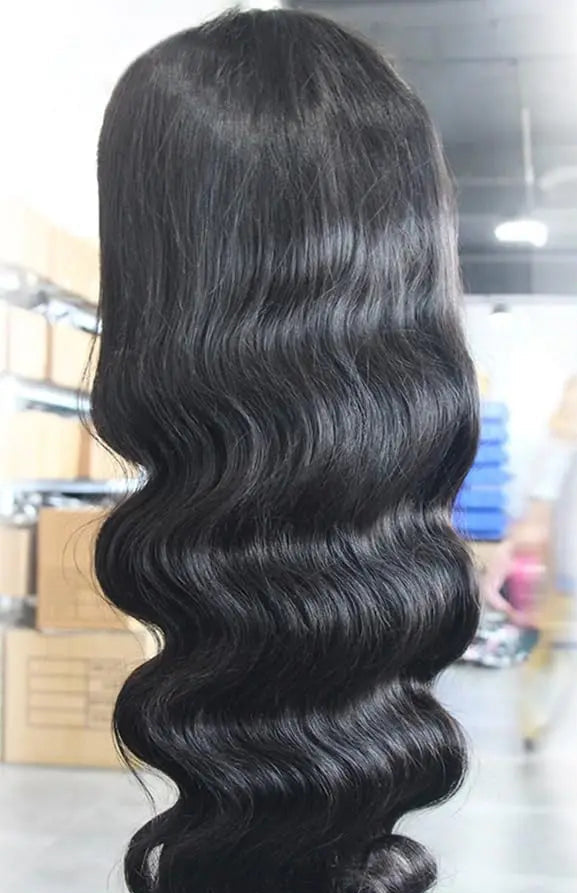 26+ Inch Body Wave Transparent Lace Wig – Virgin Human Hair, Natural and Customizable