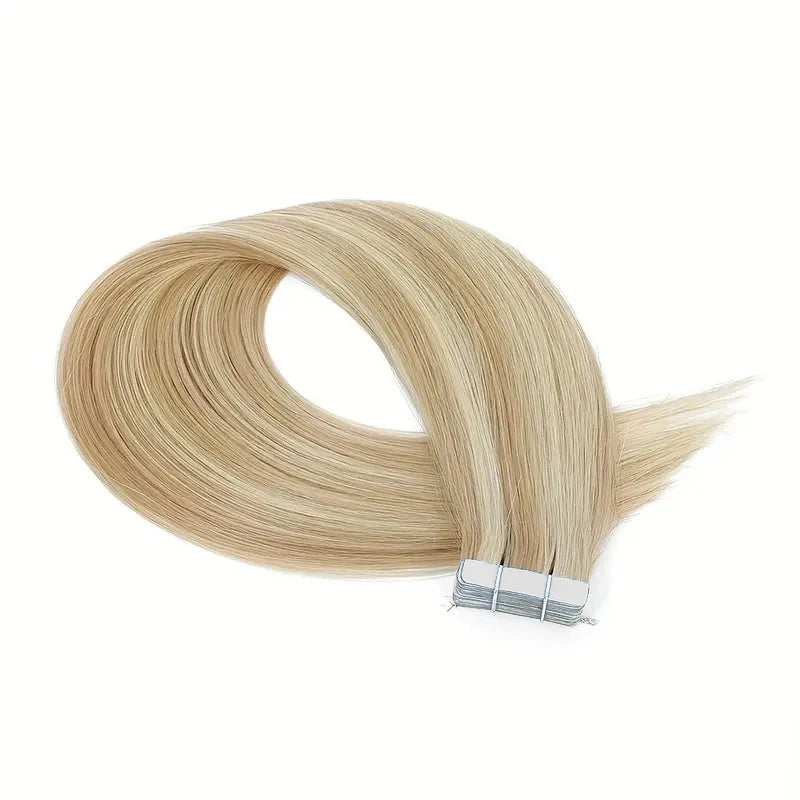 100% Natural Straight Human Hair Extensions - Chemical-Free, Perm-Ready Weaving